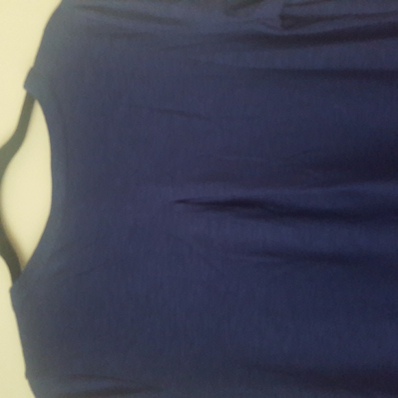 Reitmans Blue V-Neck Top, Size M - Picture 4 of 11